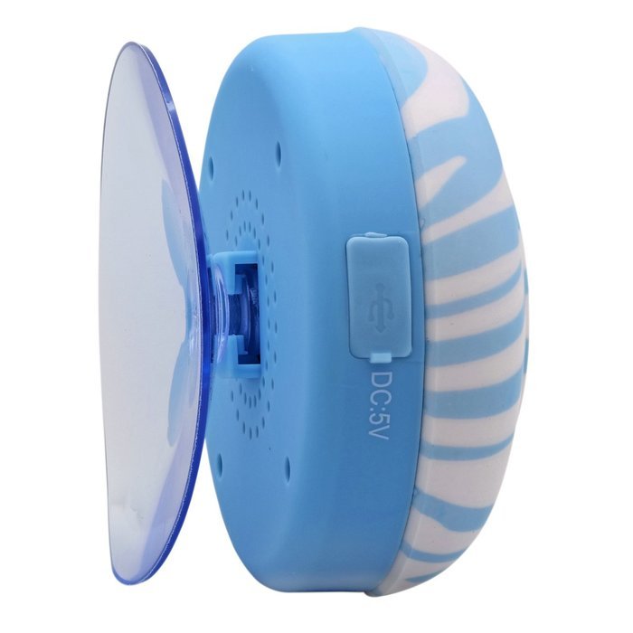 Aduro AquaSound WSP20 "" Waterproof Shower Bluetooth Portable Speaker (Black) N23