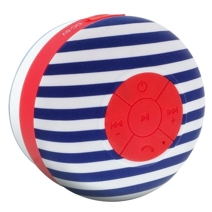 Aduro AquaSound WSP20 "" Waterproof Shower Bluetooth Portable Speaker (Black) N24