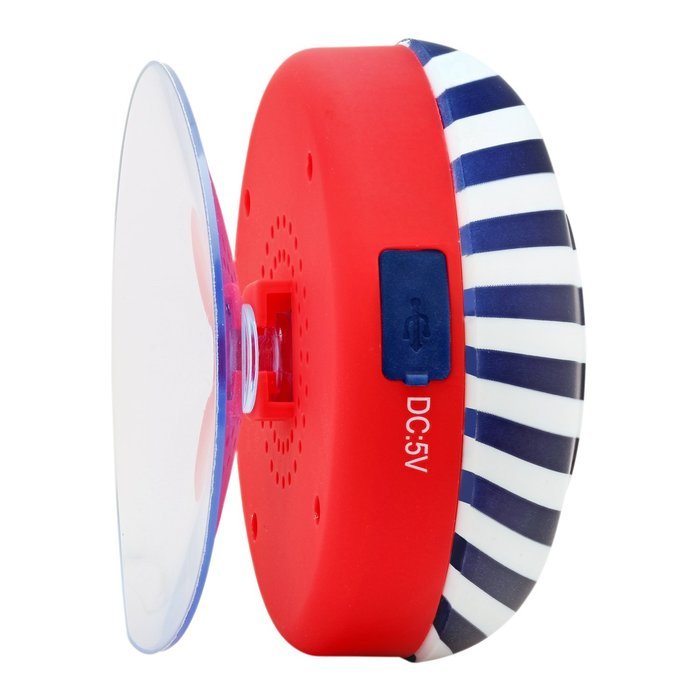 Aduro AquaSound WSP20 "" Waterproof Shower Bluetooth Portable Speaker (Black) N26