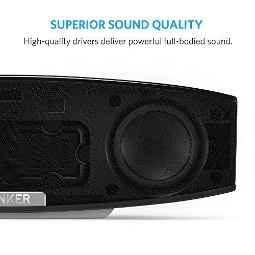 Anker Premium Stereo Bluetooth 4.0 Speaker with Protective Carrying Case, 20W Audio Output from Dual 10W Drivers... N4