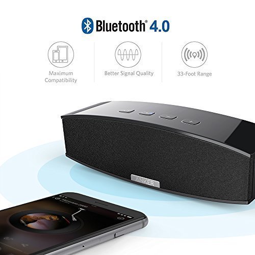 Anker Premium Stereo Bluetooth 4.0 Speaker with Protective Carrying Case, 20W Audio Output from Dual 10W Drivers... N5