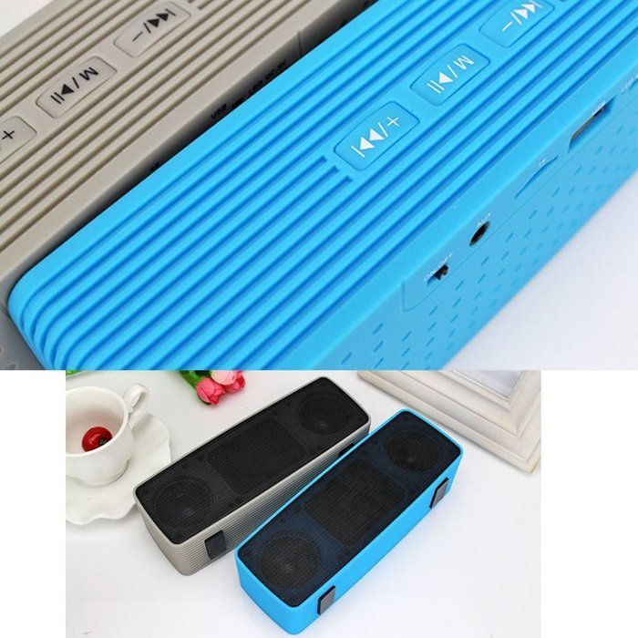 Larkoo - MP3 Player, 4 in 1 Mini Portable bluetooth Speakers, Dual Wireless Speakers with Ultra Bass Stereo Support... N6