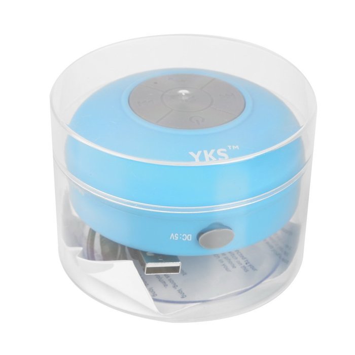 Wireless Bluetooth Speaker YKS Portable Water Resistant Shower Speaker Built-in Mic, Bluetooth V 3.0 N12