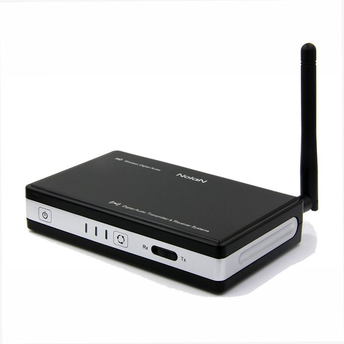 Nolan TRX HD2 Wireless Home HD Stereo Audio Transmitter and Receiver (A2DP) Long range digital audio optical SPDIF... N3
