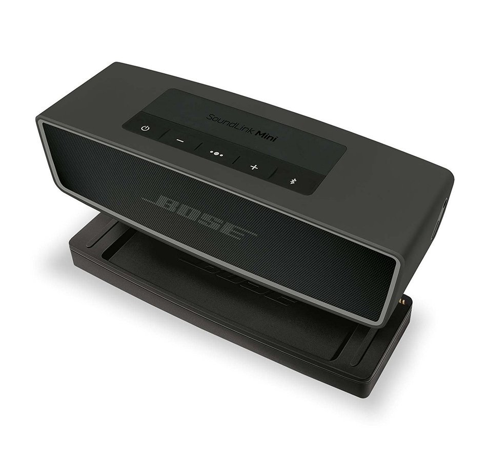 Bose&reg; SoundLink&reg; Mini II Carbon Bluetooth Speaker Bundle Speaker w/Charcoal Black Case & Travel Bag N6