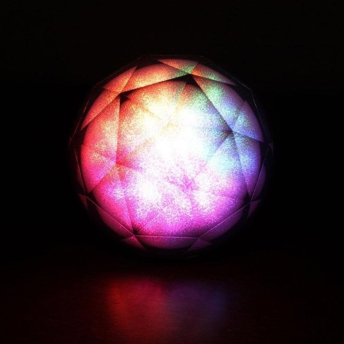 Music Speakers with Led Lights, Portable Bluetooth Color Ball, Ambiance Rainbow Light with Remote Controller,... N14