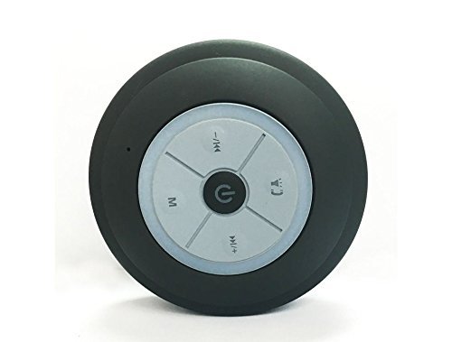 Bluetooth Shower Speaker With Fm Radio, Built In Mic And LED Mood Light - White N8