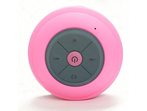 Bluetooth Shower Speaker With Fm Radio, Built In Mic And LED Mood Light - White N10