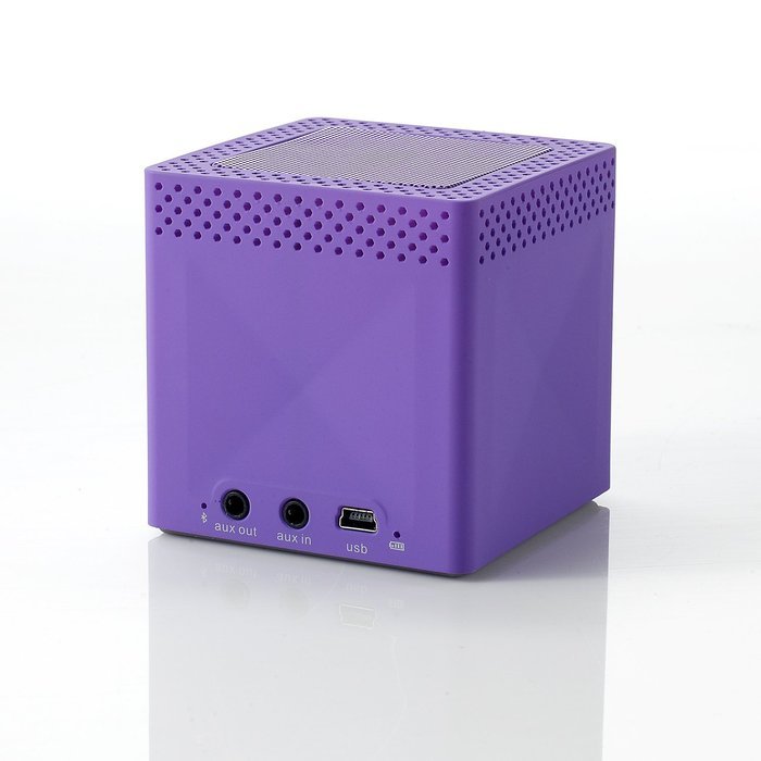 Bem HL2022E Bluetooth Mobile Speaker for Smartphones - Retail Packaging - Purple N2