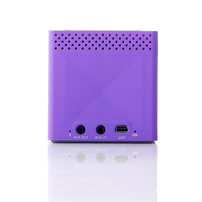 Bem HL2022E Bluetooth Mobile Speaker for Smartphones - Retail Packaging - Purple N3