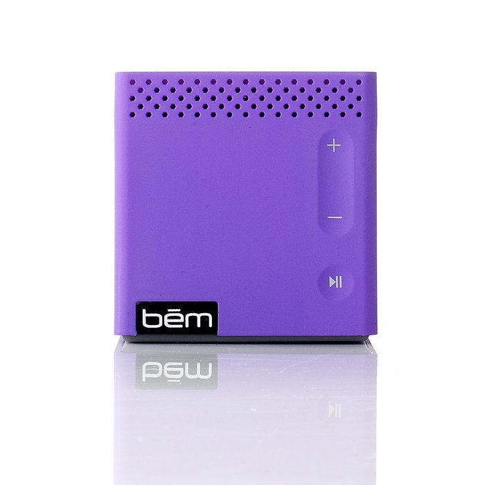Bem HL2022E Bluetooth Mobile Speaker for Smartphones - Retail Packaging - Purple N4