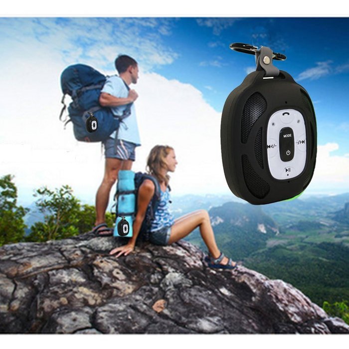 LarKoo Solar Power Waterproof Bluetooth Speakers, Portable Wireless Rechargeable Outdoor Sports Speaker for Iphone... N5