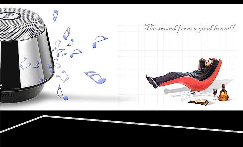 Gsou U180 Universal Portable Wireless Bluetooth Speaker, Red N15