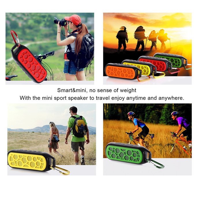 Your Exclusive Portable Wireless Bluetooth Speaker Outdoor Sport Mini Shower Waterproof Shockproof Bluetooth Speakers... N9
