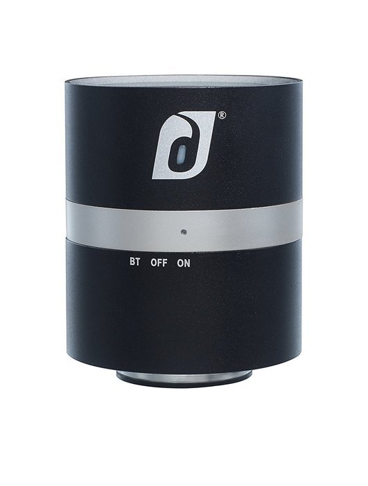 Damson Audio Twist Portable Wireless Bluetooth Speaker Lightweight Aluminum Construction - Black