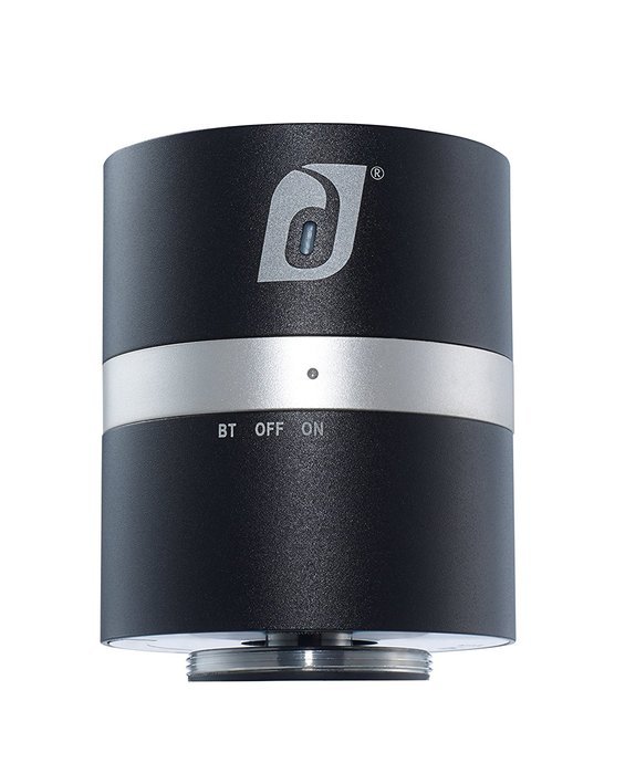Damson Audio Twist Portable Wireless Bluetooth Speaker Lightweight Aluminum Construction - Black N2