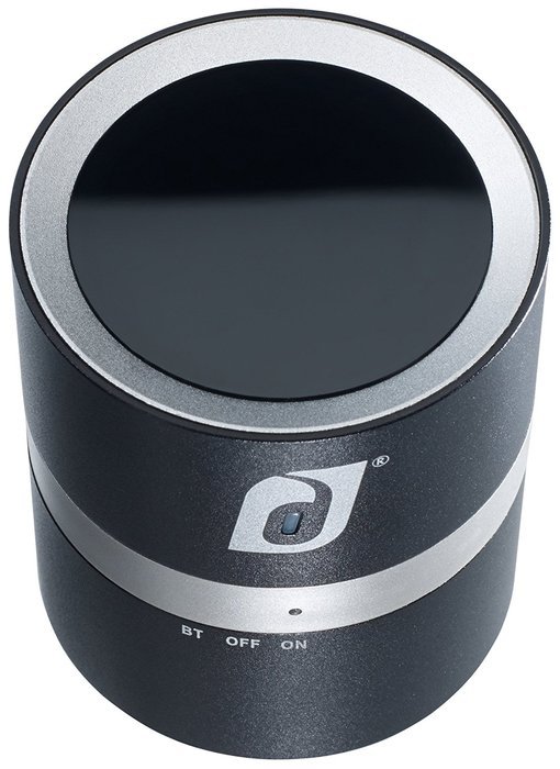 Damson Audio Twist Portable Wireless Bluetooth Speaker Lightweight Aluminum Construction - Black N6
