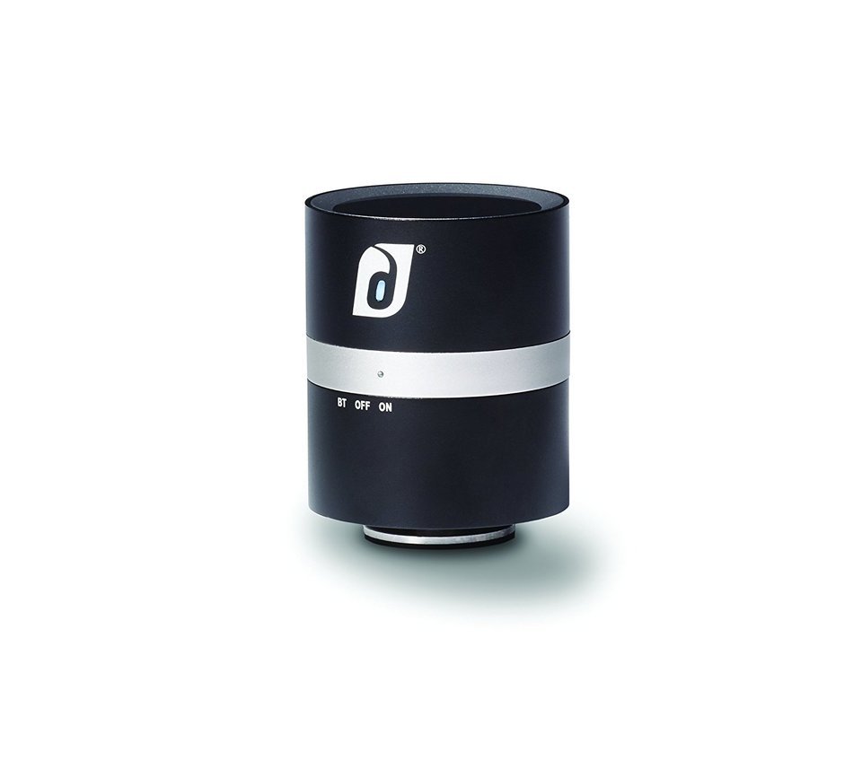 Damson Audio Twist Portable Wireless Bluetooth Speaker Lightweight Aluminum Construction - Black N9