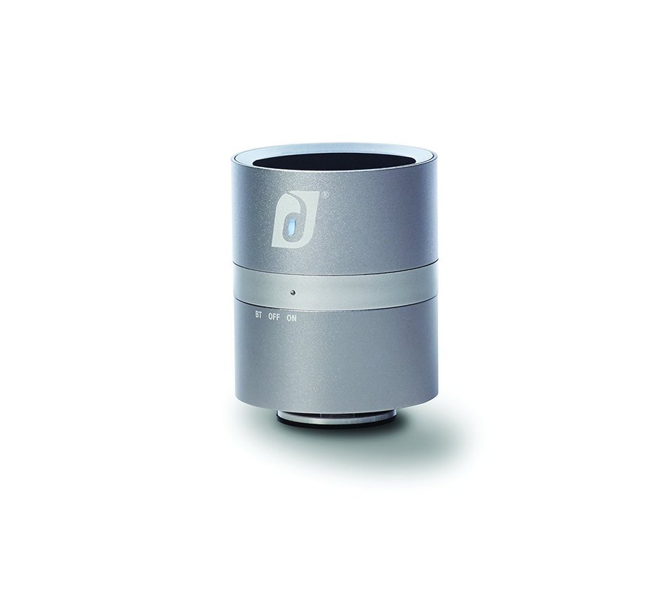 Damson Audio Twist Portable Wireless Bluetooth Speaker Lightweight Aluminum Construction - Black N18