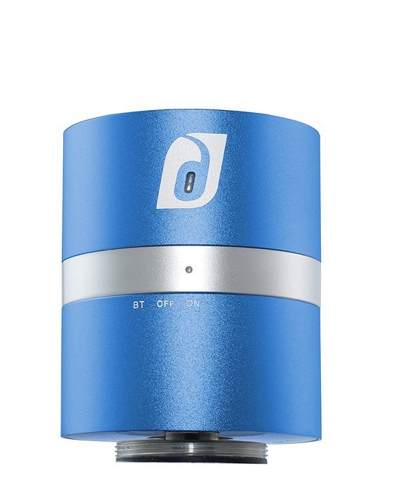 Damson Audio Twist Portable Wireless Bluetooth Speaker Lightweight Aluminum Construction - Black N28