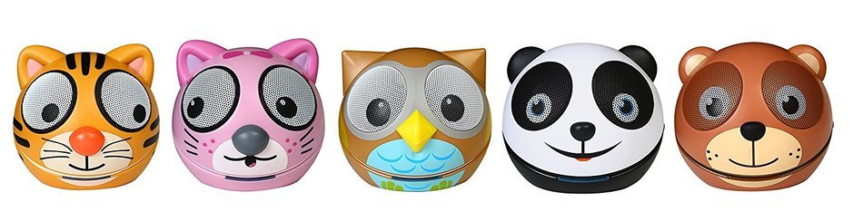 Impecca MCS07BT Zoo-Tunes Portable Bluetooth Speakers N5