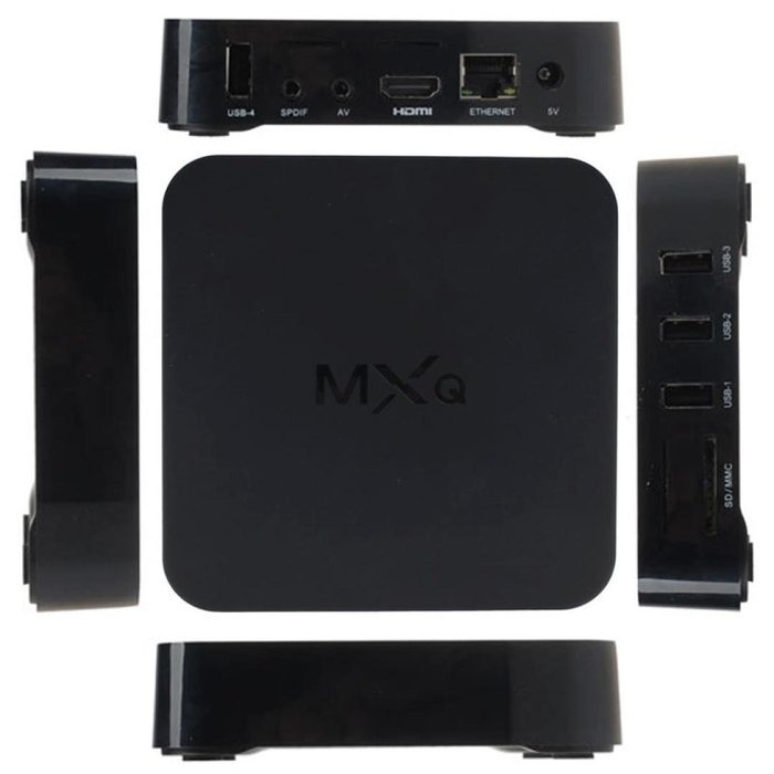 GBSELL New Quad Core Ultimate MX Q Android Smart Mini PC TV Box Free Movies TV