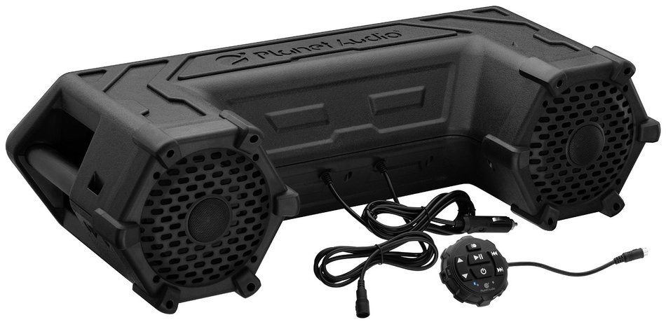 PLANET AUDIO PATV85, Built-in Amplifier, 8" Speakers, 1.5" Tweeters, Bluetooth Audio, Remote Control, LED Lightbar... N6
