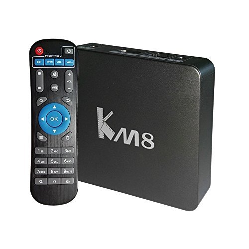 Vipwind KM8 Android 6.0 Marshmallow 2GB+16GB Amlogic S905X Quad Core TV Box 2.4G&5G Wifi Bluetooth 4.0 4K HDMI...