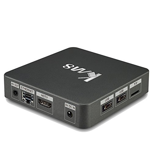 Vipwind KM8 Android 6.0 Marshmallow 2GB+16GB Amlogic S905X Quad Core TV Box 2.4G&5G Wifi Bluetooth 4.0 4K HDMI... N4