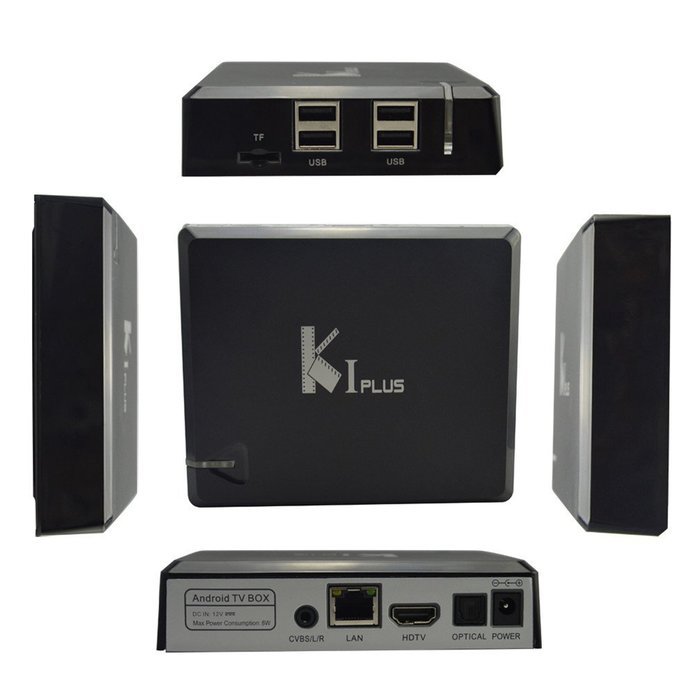 Mediawave KI Plus K1 Plus Amlogic S905 Quad Core 64Bit Android TV Box 4K Android 5.1 OS KODI 16 H.265 HDMI 2.0... N4