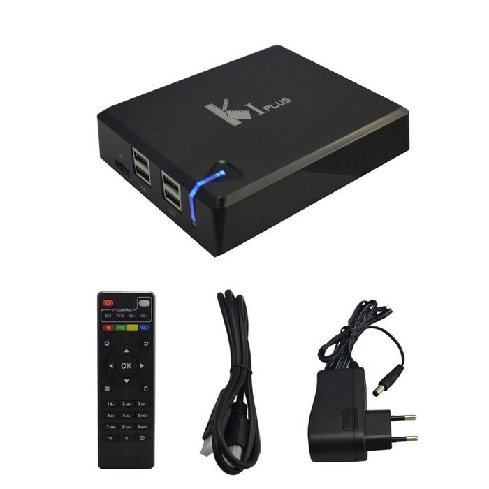 Mediawave KI Plus K1 Plus Amlogic S905 Quad Core 64Bit Android TV Box 4K Android 5.1 OS KODI 16 H.265 HDMI 2.0... N5
