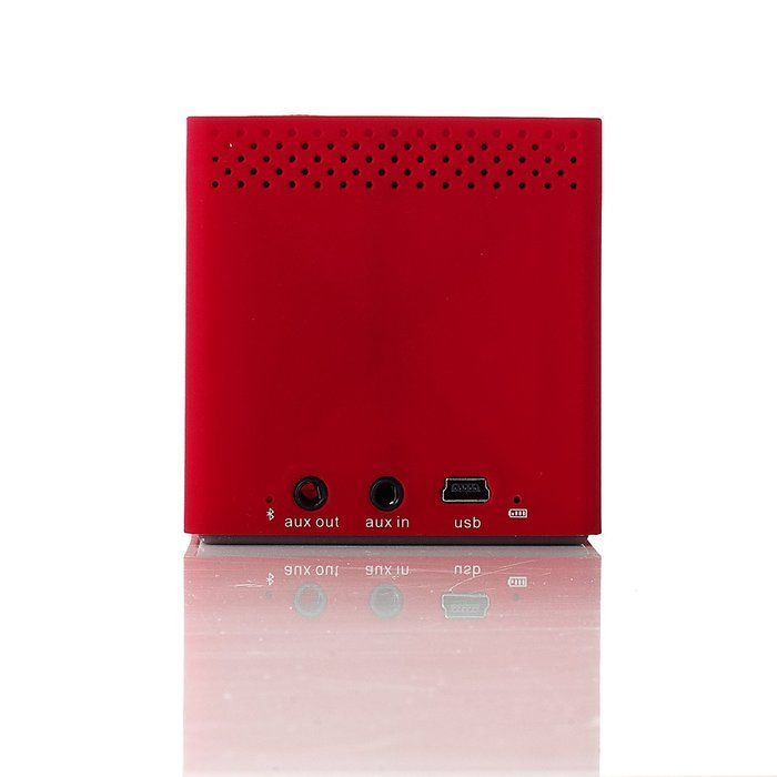 Bem HL2022C Bluetooth Mobile Speaker for Smartphones - Retail Packaging - Red N3