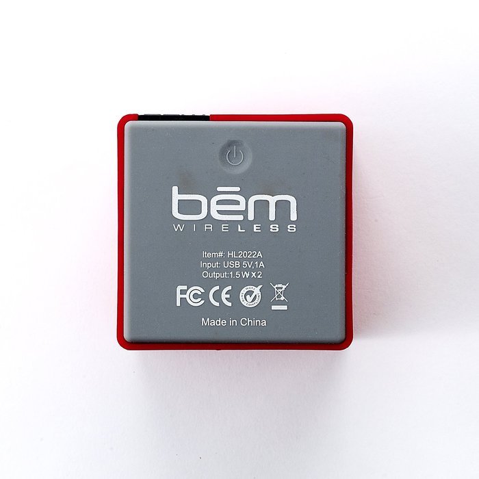 Bem HL2022C Bluetooth Mobile Speaker for Smartphones - Retail Packaging - Red N6