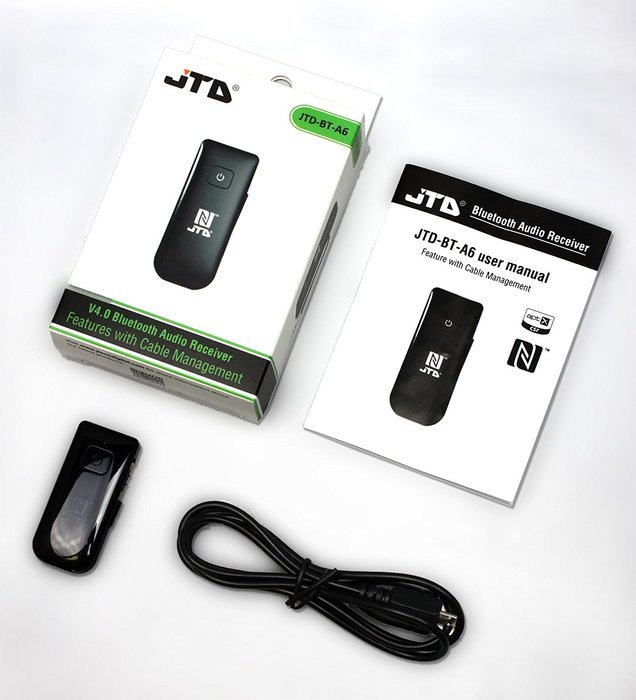 JTD &reg; Bluetooth Receiver Wireless Bluetooth Audio Music Streaming Receiver With 3.5mm Stereo Output Connect Your... N12