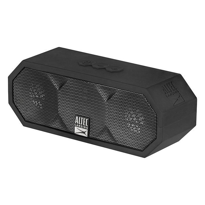 Altec Lansing iMW457 Jacket H2O Bluetooth Wireless Speaker, Black N2