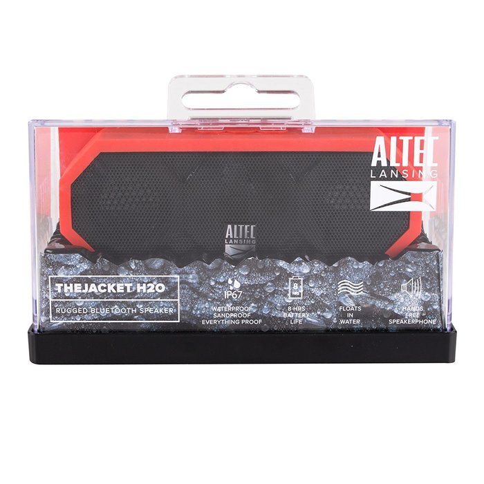 Altec Lansing iMW457 Jacket H2O Bluetooth Wireless Speaker, Black N28