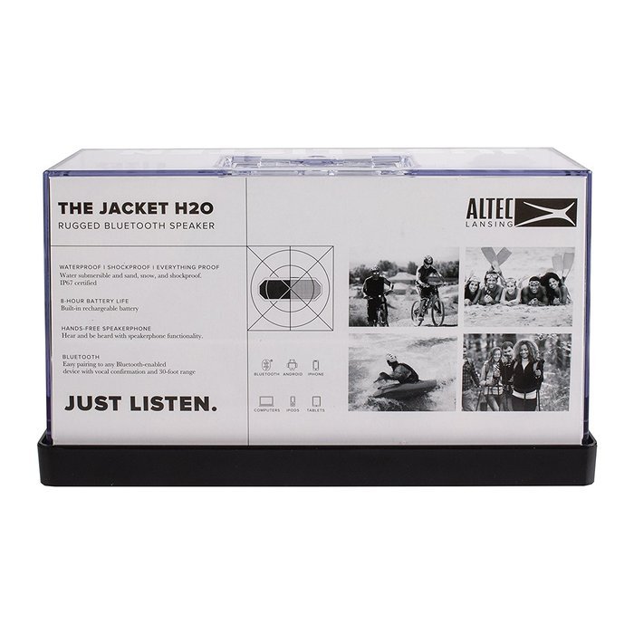 Altec Lansing iMW457 Jacket H2O Bluetooth Wireless Speaker, Black N34