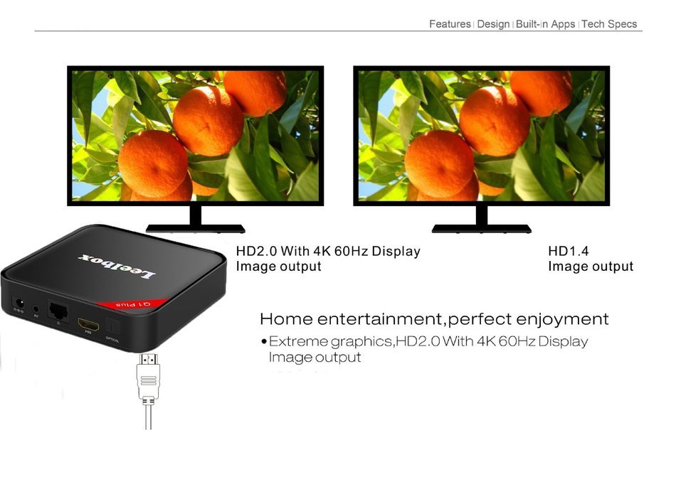 Leelbox Q1 Plus Kodi 16.0 Amlogic S905 Quad-Core Cortex-A53 64bit Android 5.1 TV Box with 1GB DDR3 RAM 8GB emmc... N2