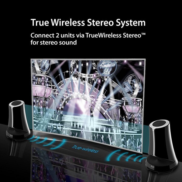 SyrenPro by iLuv - Wireless Weather-Resistant Outdoor Bluetooth Speaker for Picnics, BBQ's, Pool Parties, Camping... N5