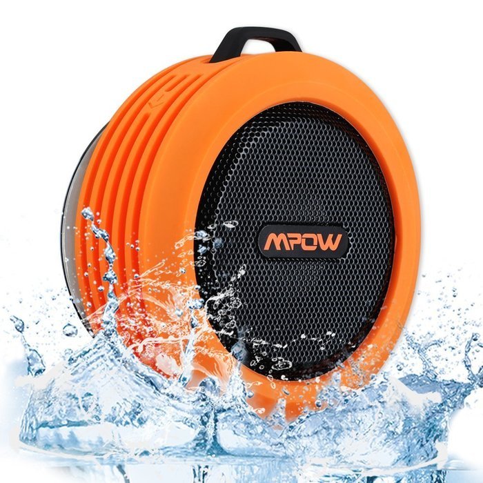 Mpow Buckler Wireless Waterproof Shower Speaker Bluetooth with Built-in Speakerphone for Shower or Outdoor Activities N11