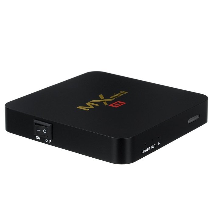 Mini MX Fashion Design Smart TV Box With Power On Off Button Amlogic S905 Quad Core 64-bit ARM Cortex-A53 @2.0GHz... N4