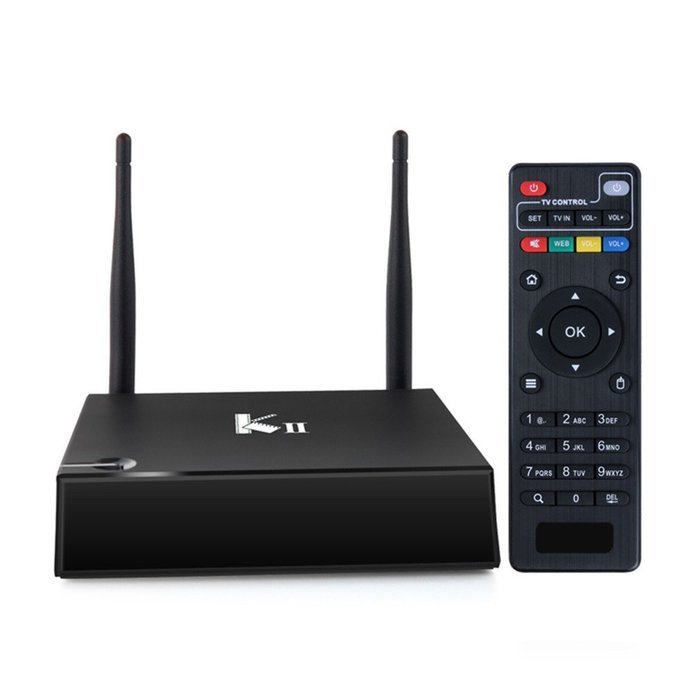 Mediawave KII Smart TV BOX with Remote Controller Android 5.1 Amlogic S812 Quad Core 2GHz RAM 2GB Flash 8GB N3