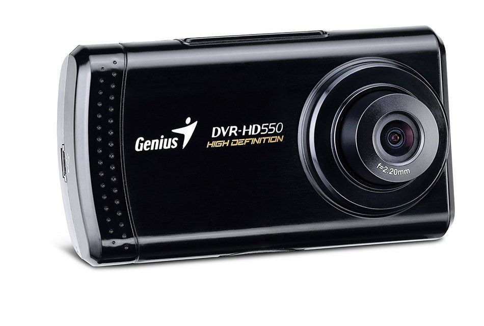 Genius DVR-HD550 DashCam Vehicle Recorder with 105 Degree Angle HD Video Recording N5