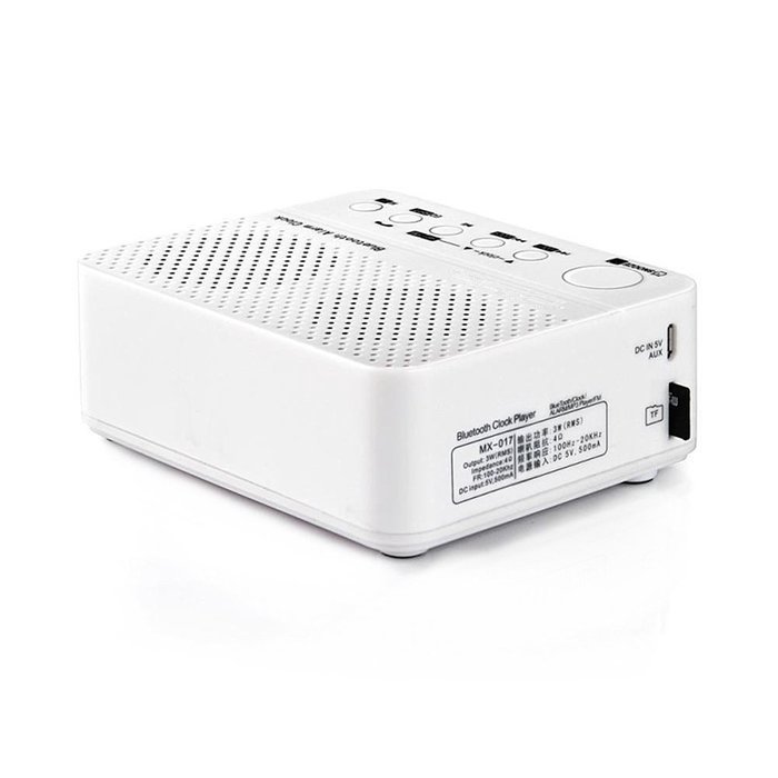 DOITOP Protable Wireless Bluetooth Speaker, With Desktop Digital Alarm Clock LED Time Display FM Radio with LED... N8