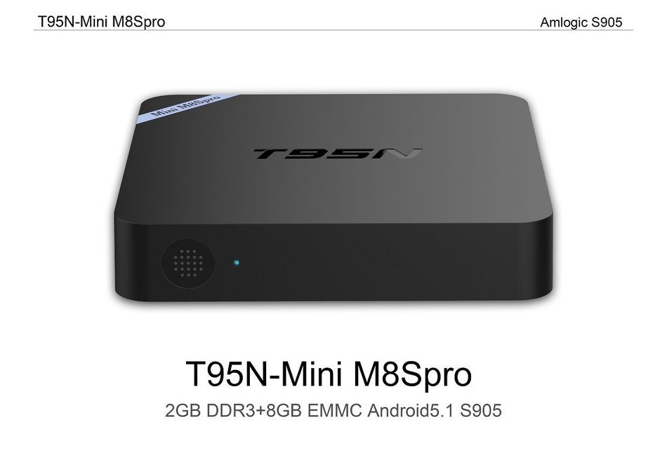 Epteam T95N M8S pro Android tv box 4K Kodi S905 Quad-core cortex-A53 Android 5.1 2GB DDR3 RAM 8GB emmc Flash Wifi...