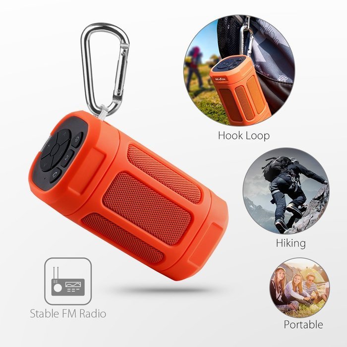 BEASON IPX4 Waterproof Portable Bluetooth 4.0 Speaker with Deep Bass N5