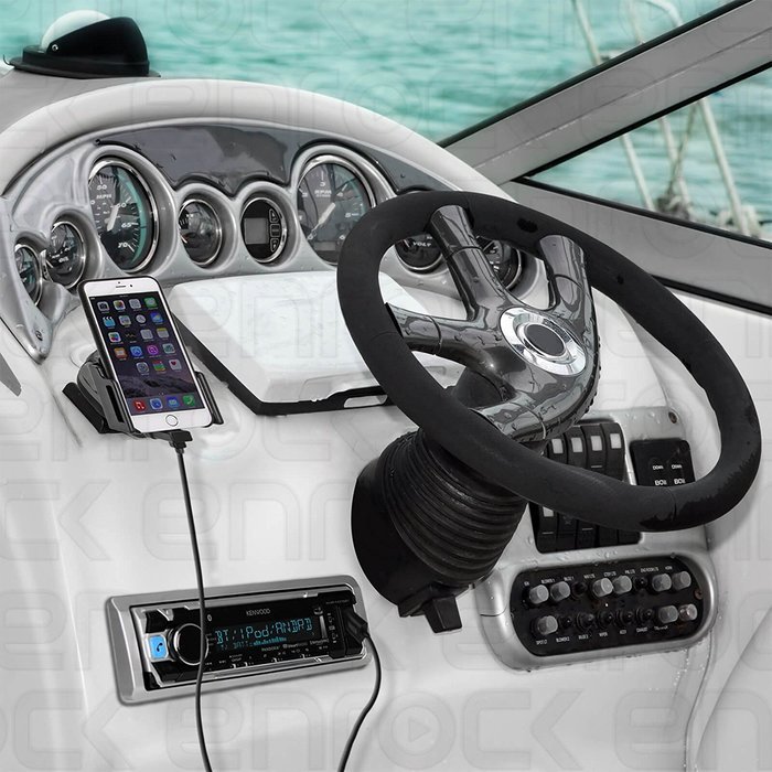 KMR-D365BT Kenwood Marine Boat Bluetooth CD MP3 Player USB iPod iPhone Input Pandora AM/FM Receiver 4 x 6.5" Waterproof... N7