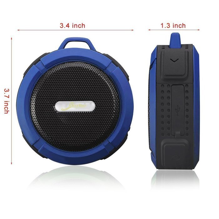 Elivebuy&reg; 5 Watt Driver Portable Waterproof Bluetooth 3.0 Speaker Rugged Wireless For Outdoor/Shower with Built-in... N11