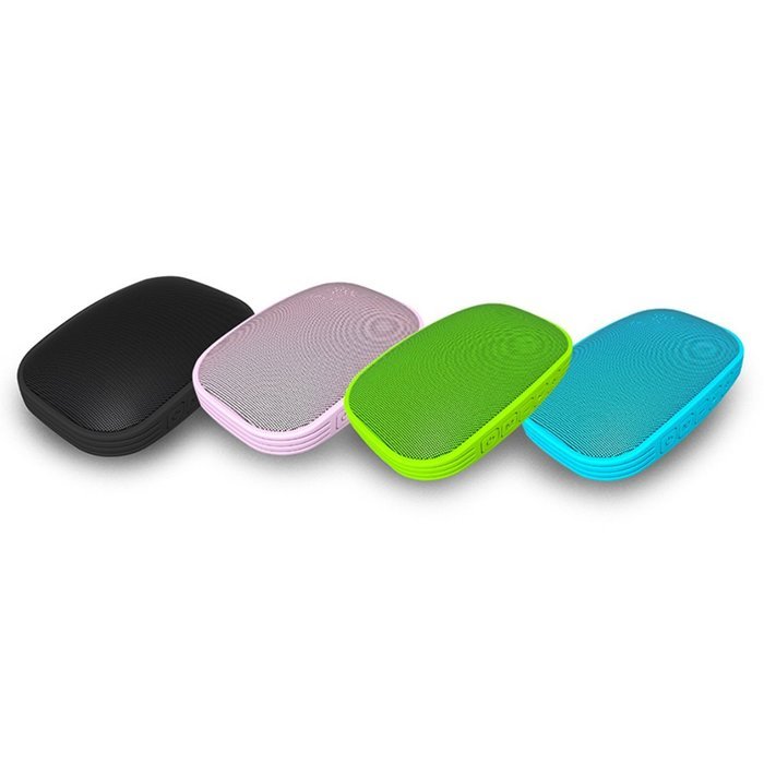 HLS S325 Portable Bluetooth Speaker Mini Wireless Outdoor & Shower Waterproof Speakers with 5W Driver, Mic, FM... N3