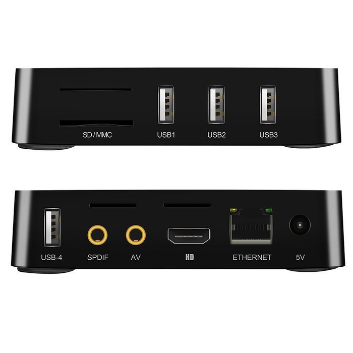 YUNTAB MX4 Android 4K TV BOX RK3229 Quad Core CPU 1G/8G WIFI HDMI With Xbmc Kodi H.265 Video DLAN Miracast Video... N3